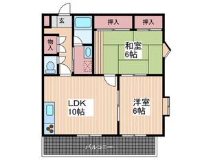 メゾンアルカディアの物件間取画像